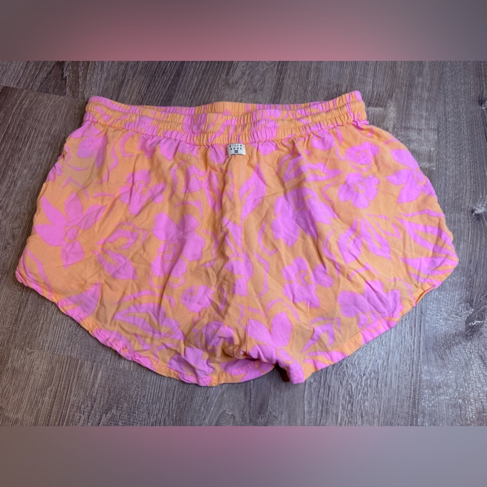 Billabong Pipe Line Shorts Floral Peach Large - Picture 3 of 7